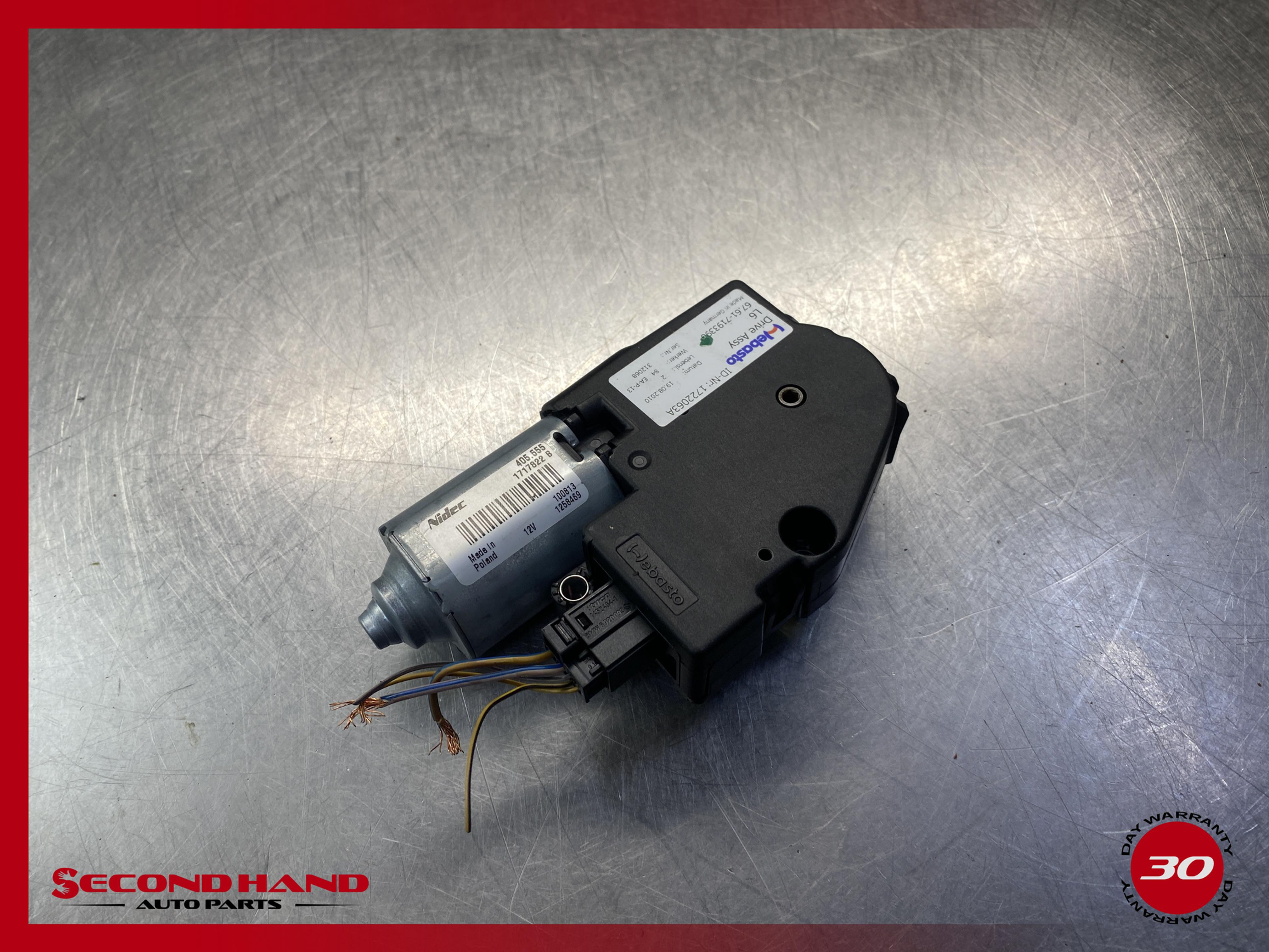 11-16 BMW F10 F01 F02 F03 F04 SUNROOF MOTOR OEM 7193398