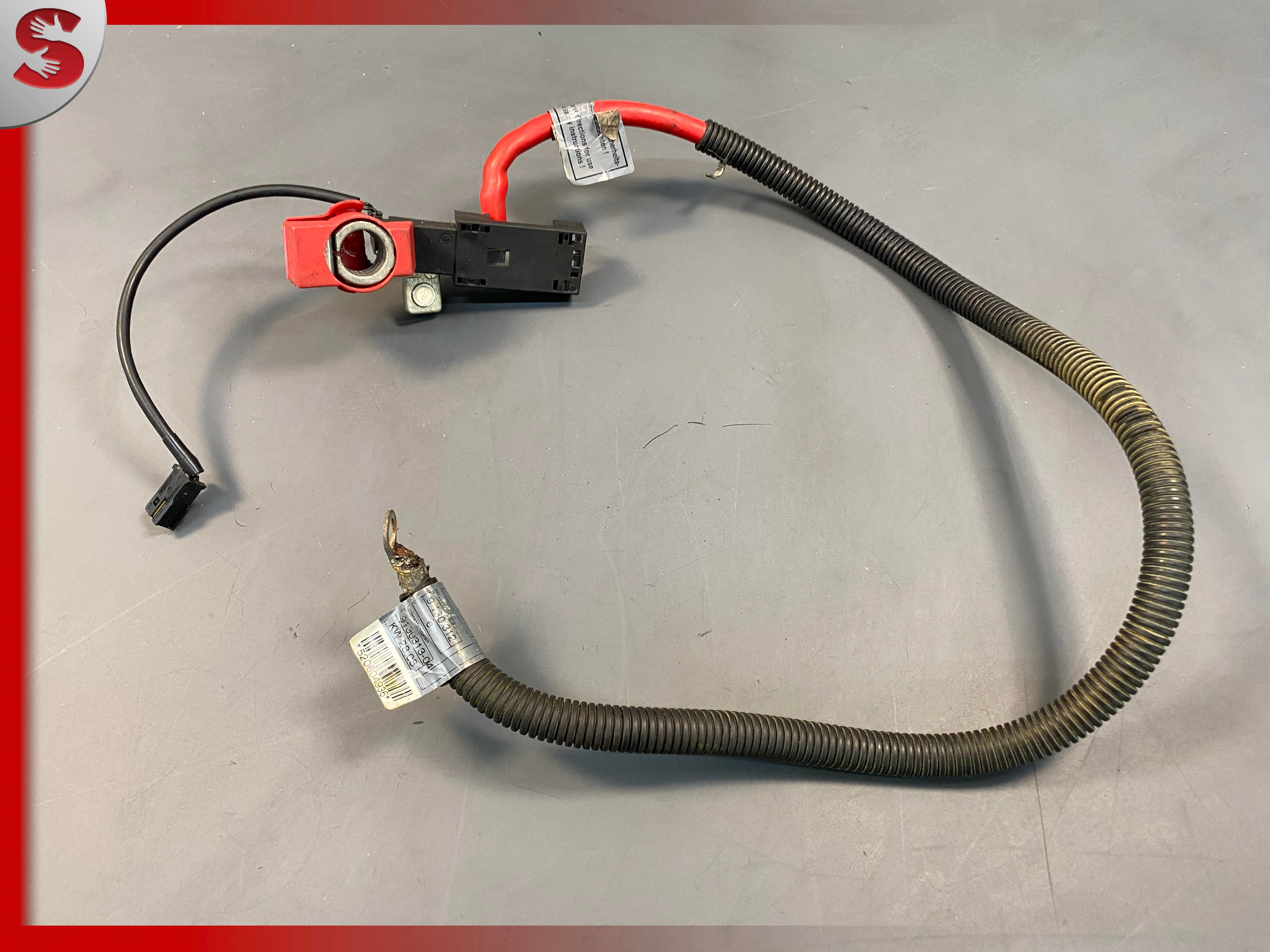 2007-13 OEM BMW E93 328 335 Convertible Positive Terminal Cable Battery Red Wire