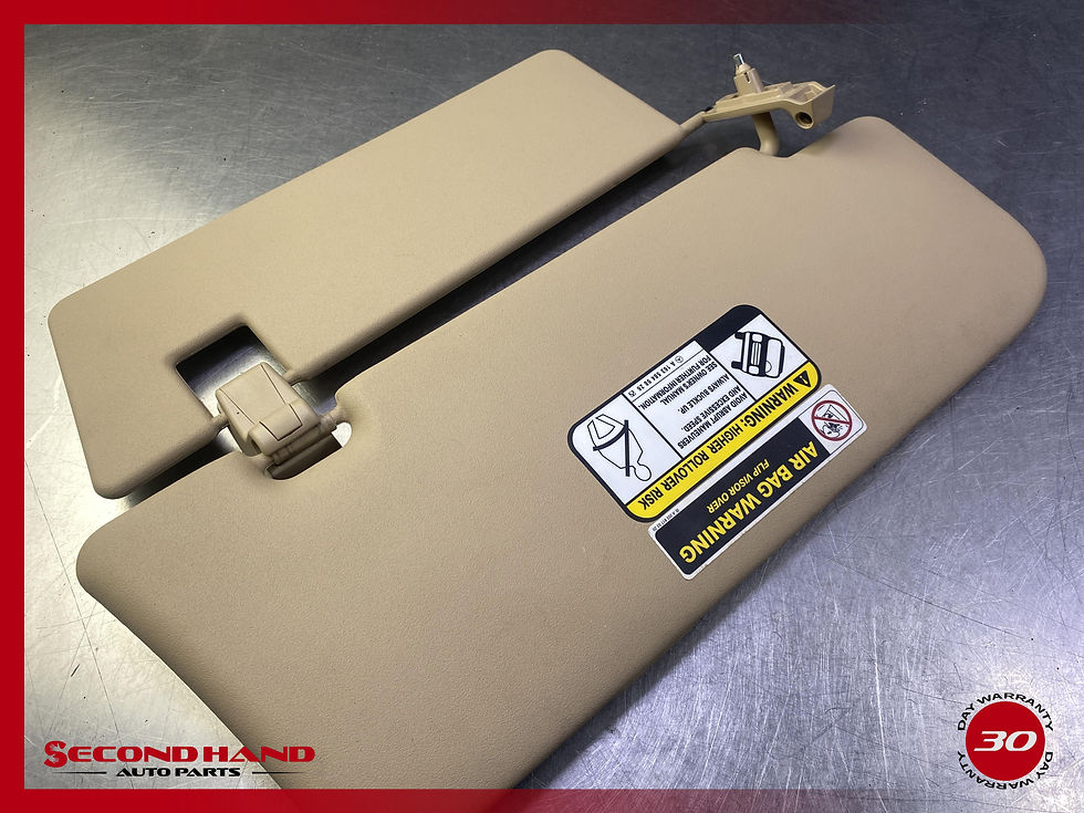 Thumbnail: 06-12 Mercedes W164 ML350 GL450 Sun Visor Sunvisor Front Left Side Beige OEM