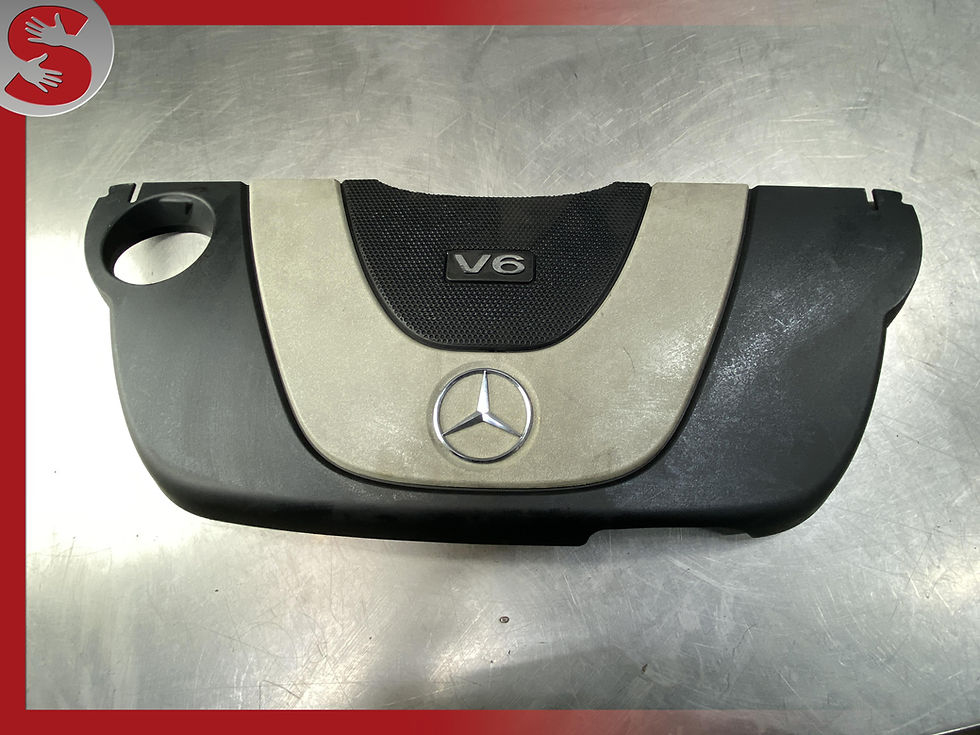 Thumbnail: 07-11 Mercedes E350 CLS500 Engine Motor Cover Trim Panel Black Oem