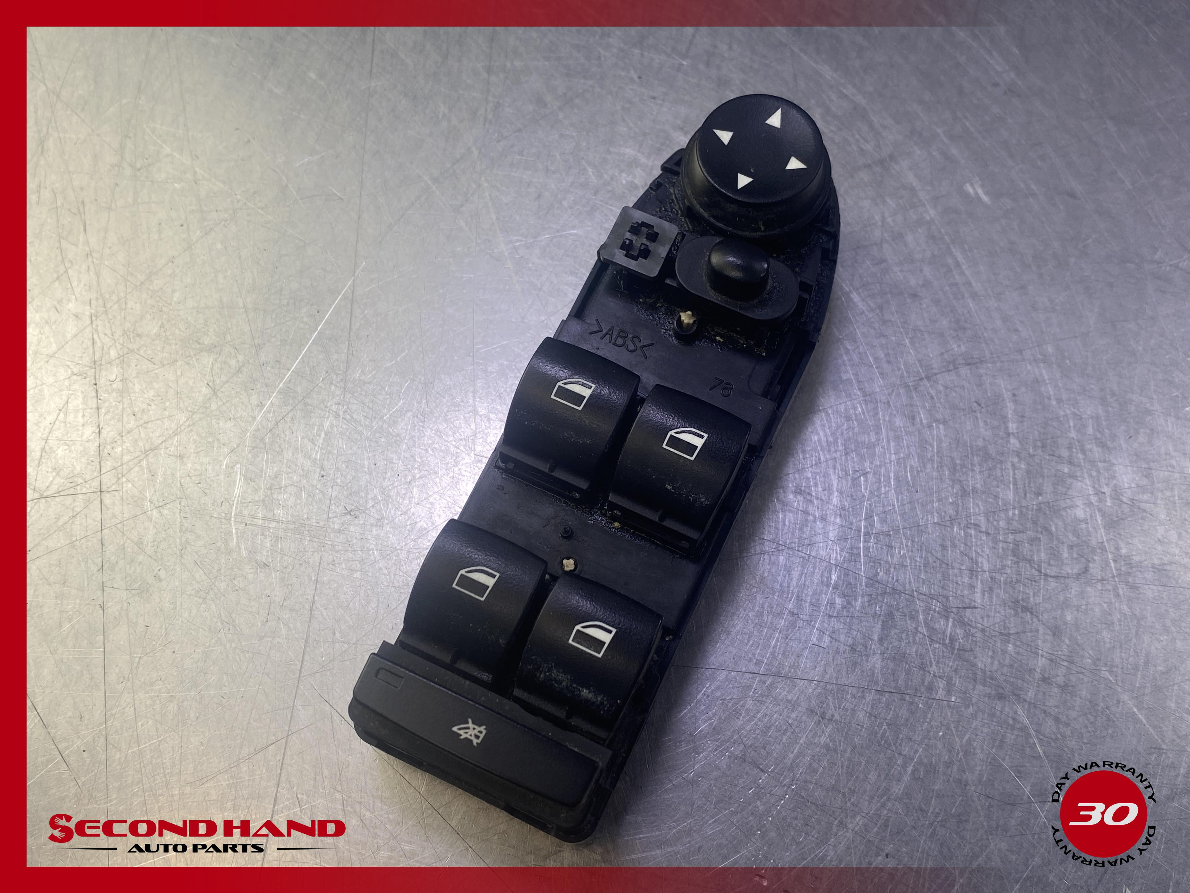 08-10 Bmw 535i Driver Left Door Master Power Window Switch Missing Knob
