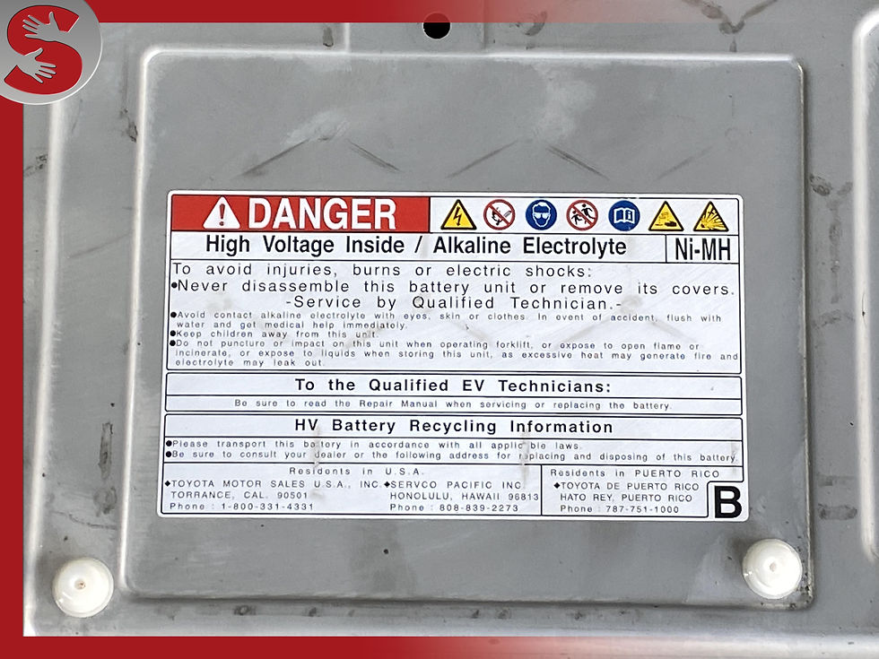 Thumbnail: 10-11 TOYOTA PRIUS 1.8 Hybrid Battery Pack P/N G9280-47080 OEM