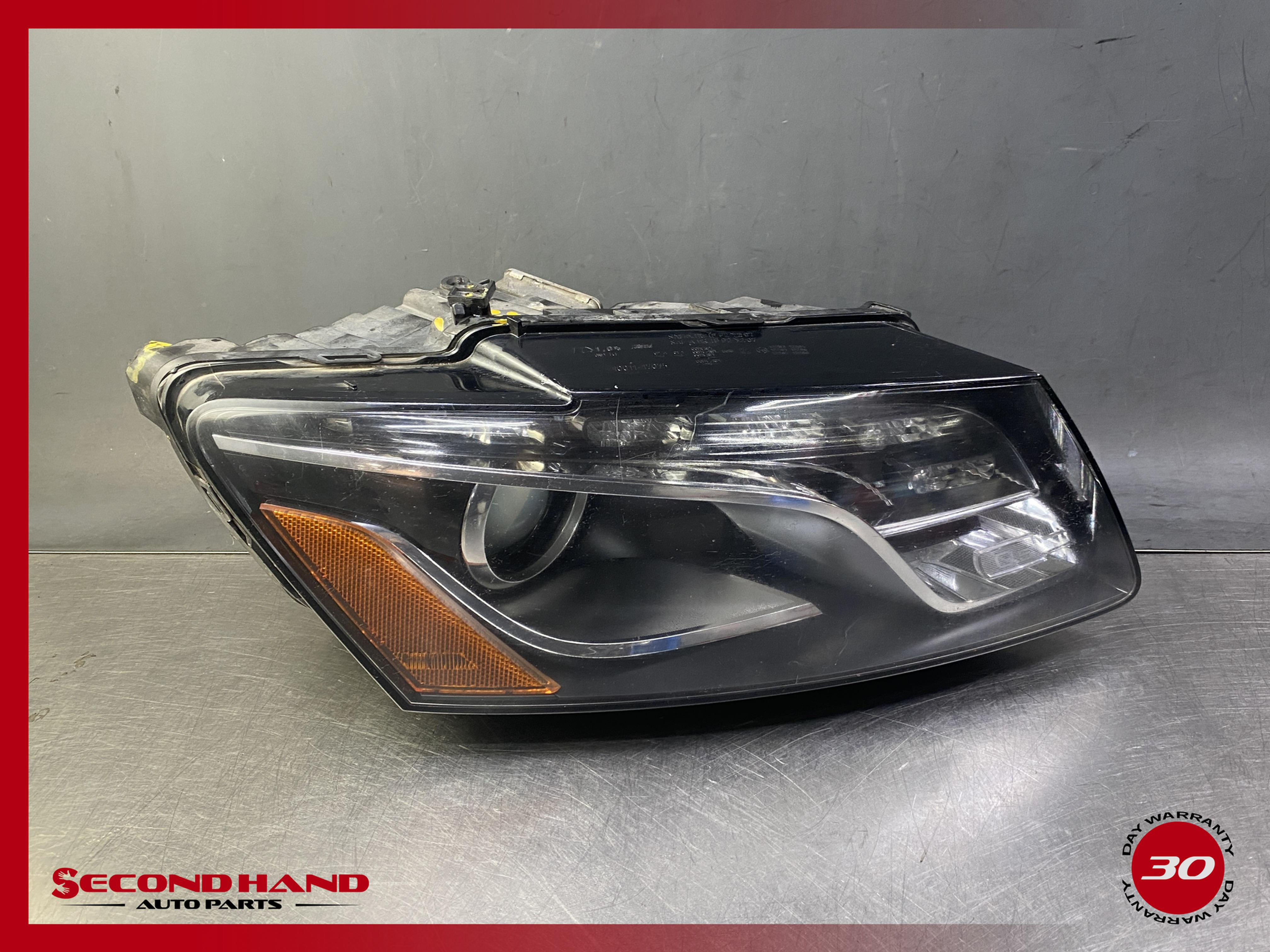2009-2012 Audi Q5 Right Passenger RH Side Xenon HID Headlight OEM 8R0941030AH