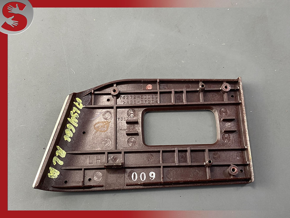Thumbnail: 2007-2009 LEXUS LS460 REAR LEFT DOOR WINDOW SWITCH TRIM 74272-50090 OEM