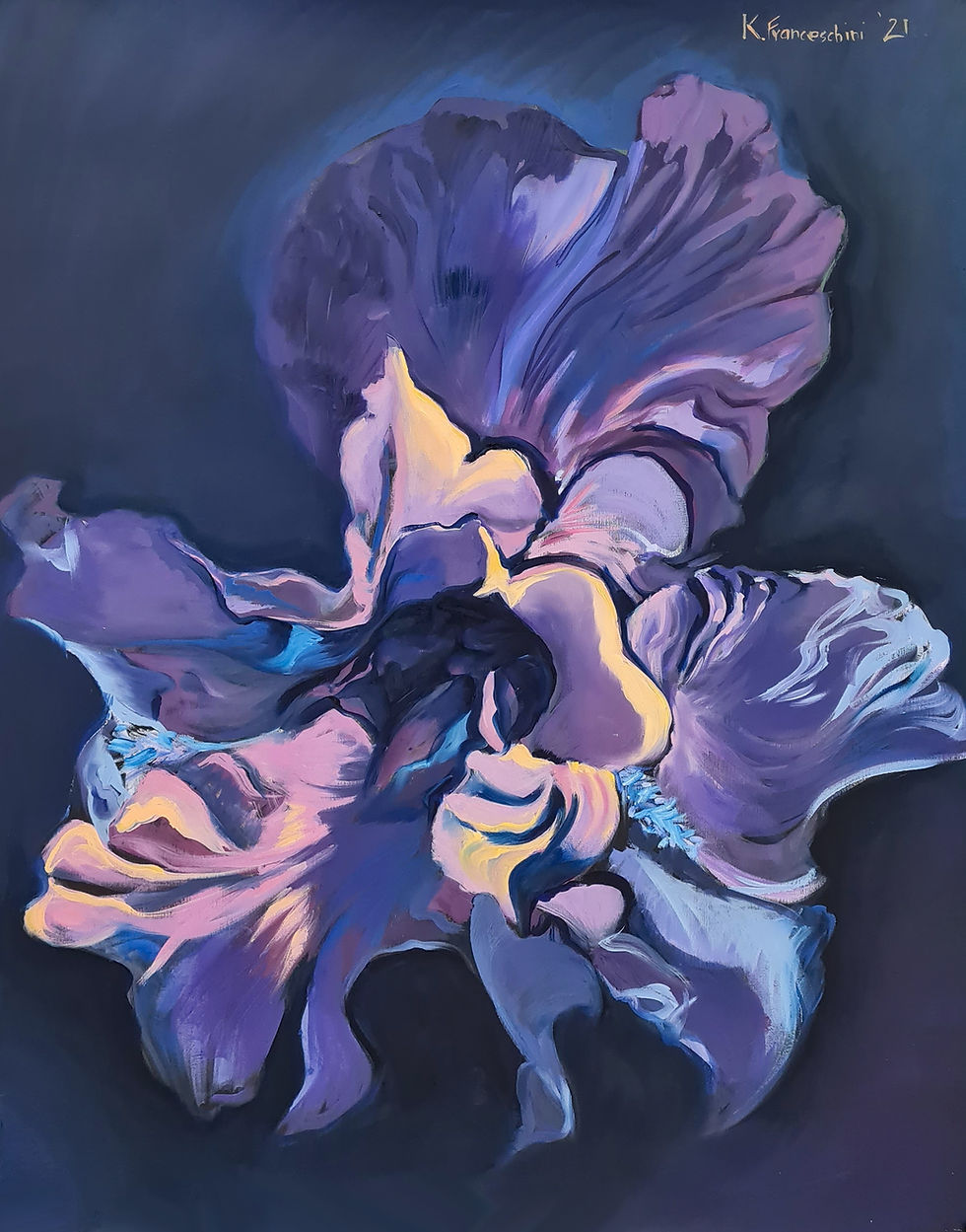 Thumbnail: 'Sisters part I and II' diptych oil painting