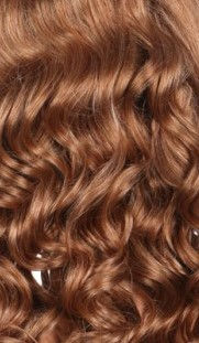 Thumbnail: Close-up of wavy, reddish-brown hair; D'Paradise Beauty Supply.