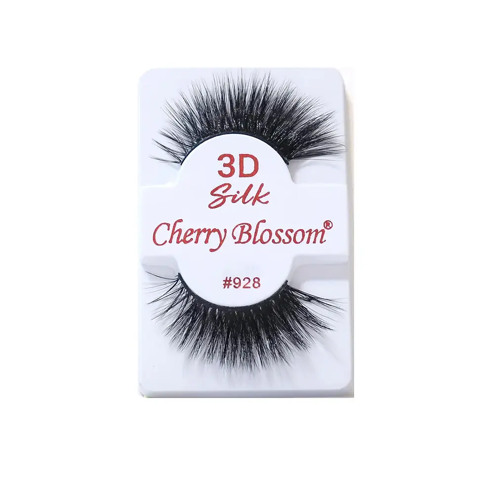 Thumbnail: 3D Silk Cherry Blossom #928 false eyelashes for natural beauty D'Paradise Beauty Supply