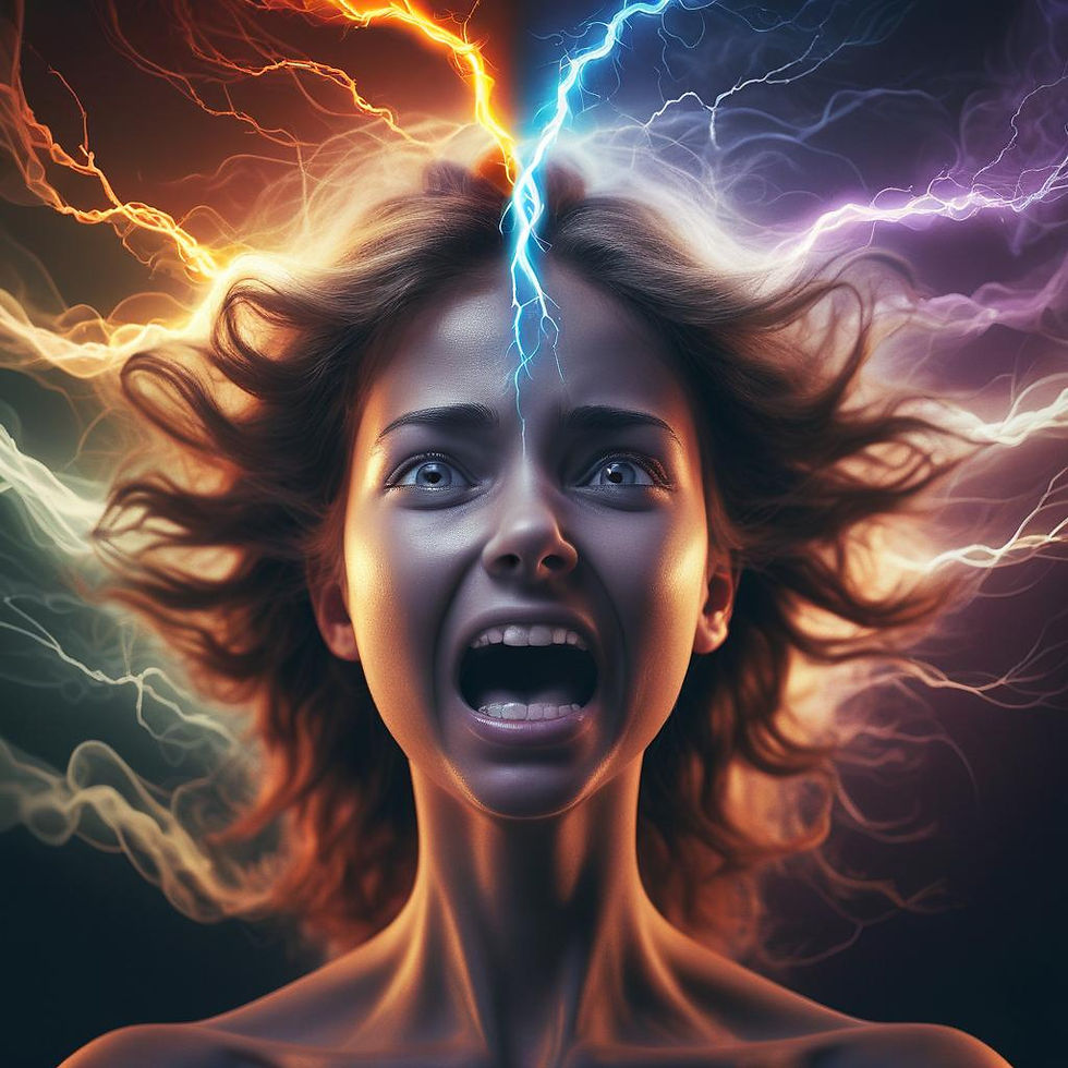 Energy converting to emotions
