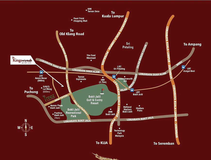 Queenswoodz Location Map