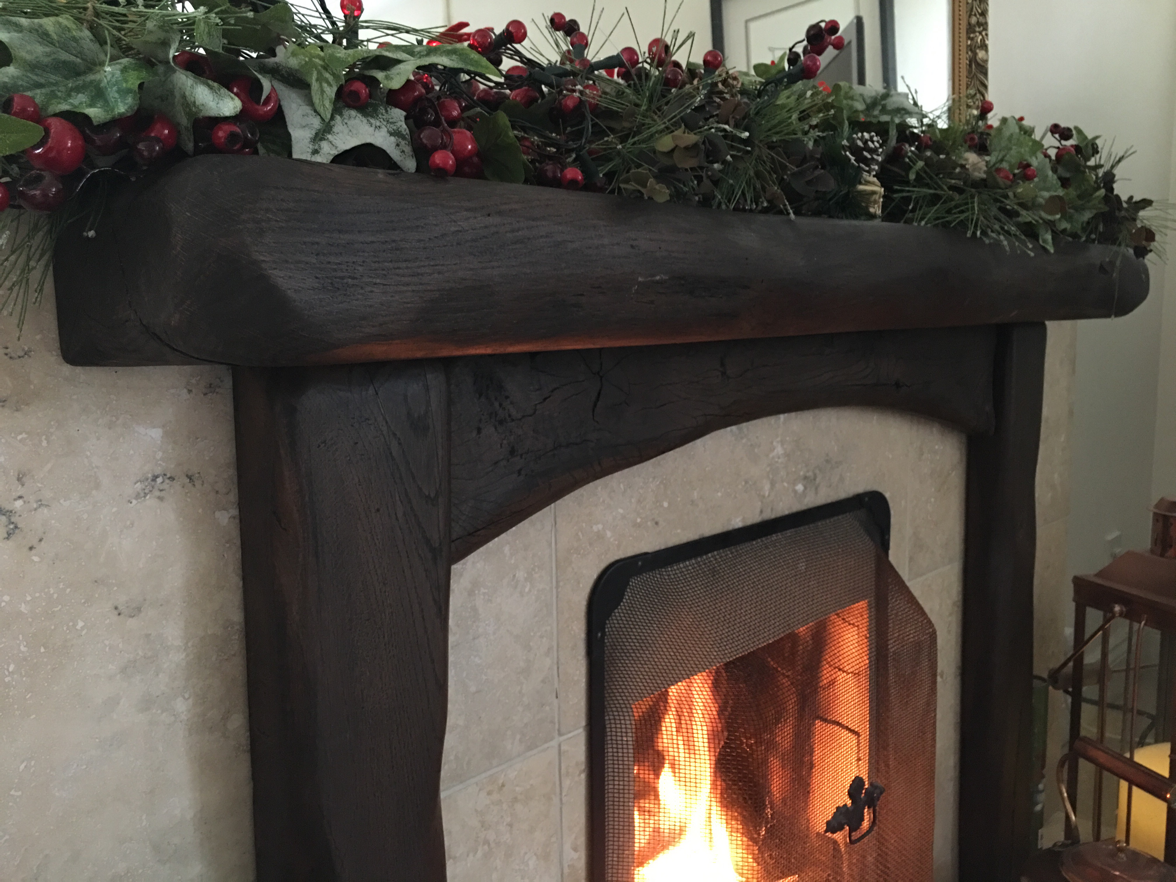 Solid Oak Fireplace Surround