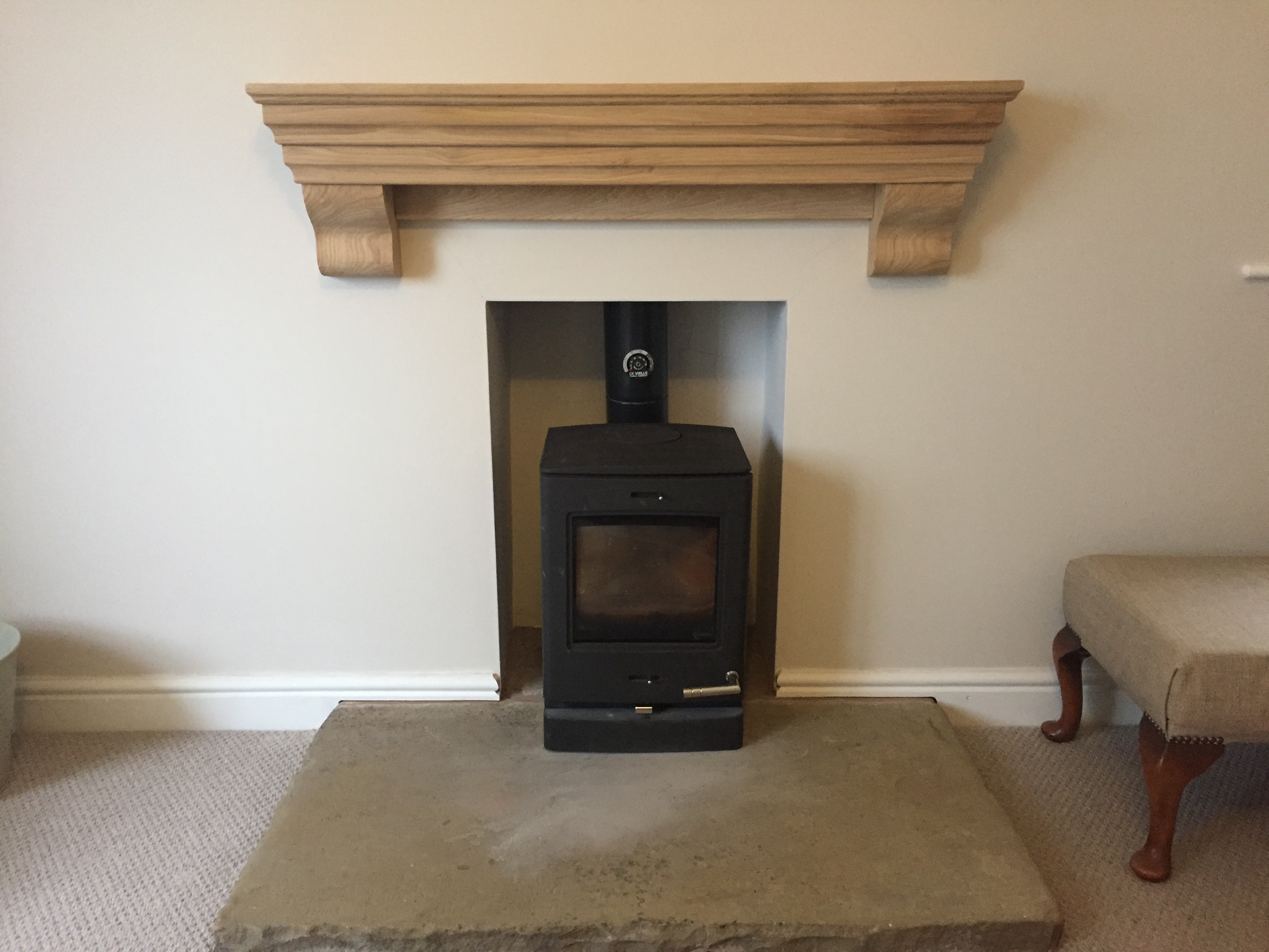 Prime fireplace shelf