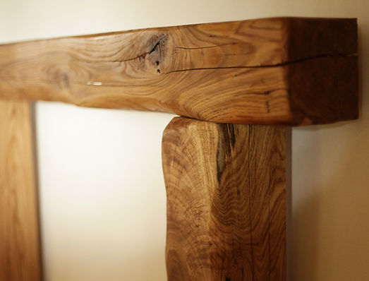 oak shelf\oak fireplace surround