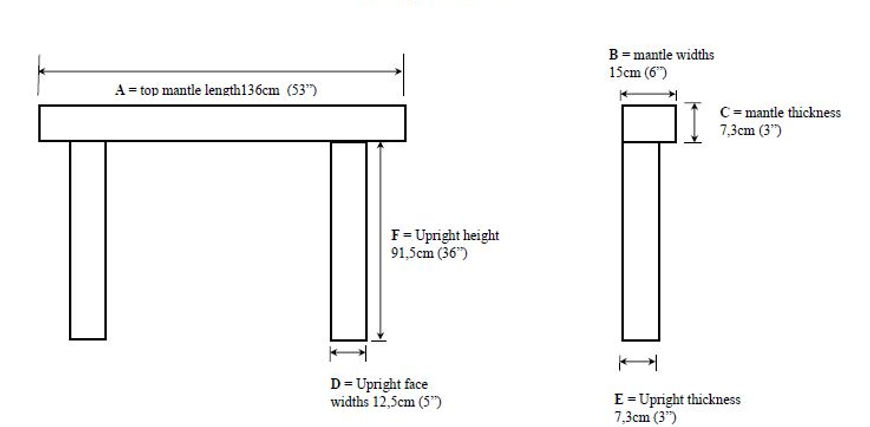 sketch of our fireplace surround