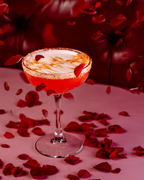 Valentine's day cocktail