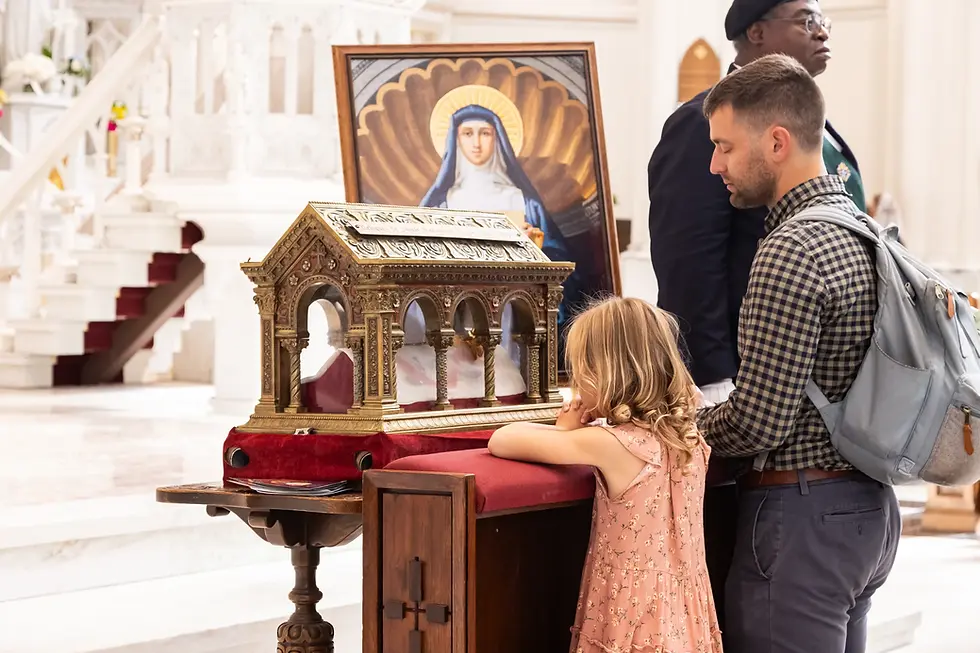 Catedral Basílica de Denver recibe reliquias de santa Margarita María Alacoque, apóstol del Sagrado Corazón