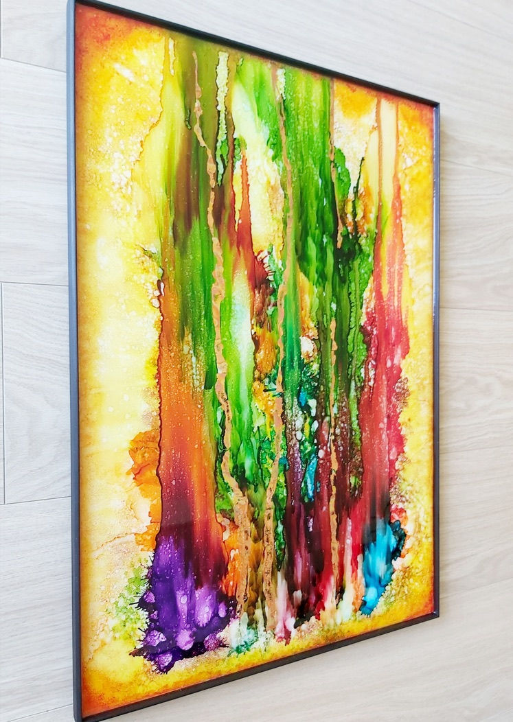 Thumbnail: Size 64x45x3cm. ID 064. Original abstract