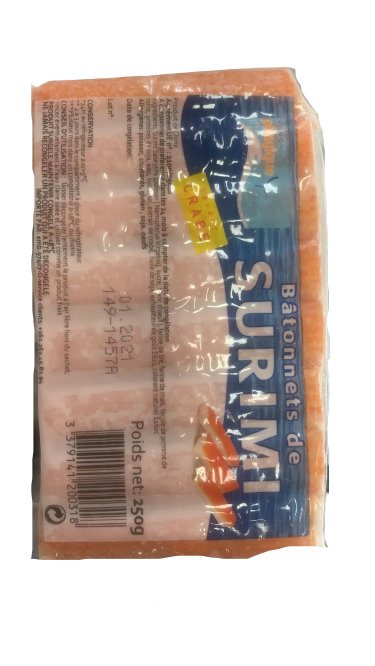 Bâtonnets de surimi 250g