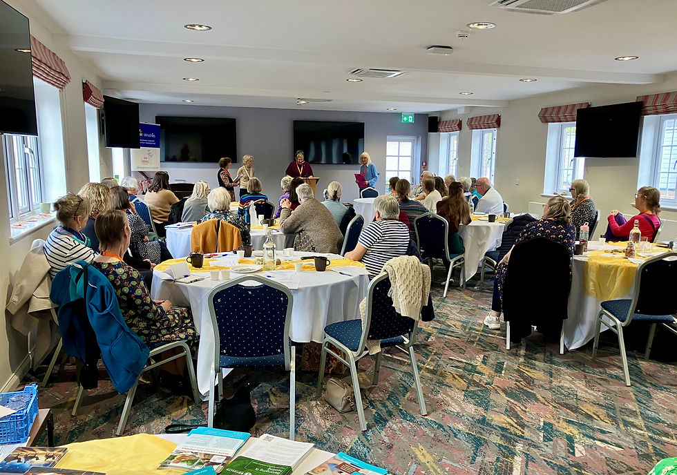 Listening to the team from Ely, Cambridgeshire sharing their best tips for resources and some 'golden' moments from their ministry