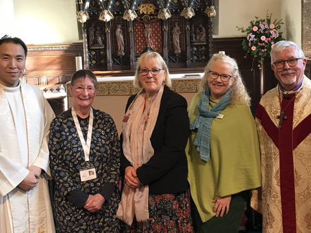 Welcome to Sandra Francis - also commissioned at Candlemas- in Northants