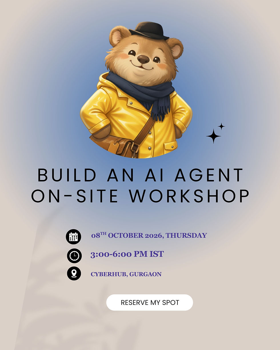 Build an AI Agent | On-site Workshop