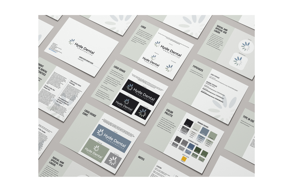 Hyde Dental Prosthetics Brand Guidelines