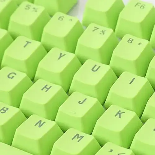 Thumbnail: 106 Keys Keycap Keyboard PBT Solid Color Backlight Key Caps