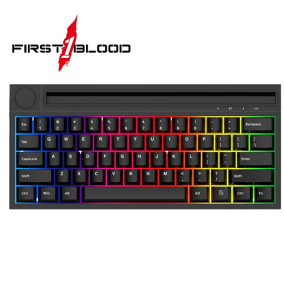 Thumbnail: AJAZZ 62 Key RGB Wireless Dual Mode BT Gaming Mechanical Keyboard