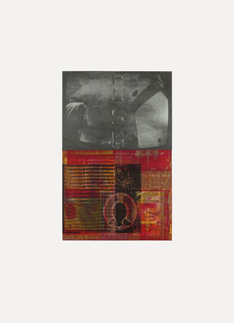 Film frame of bin above multiplate etching of soap dispenser, egg box, blind, oil can, buoyancy aid in yellow, red, black