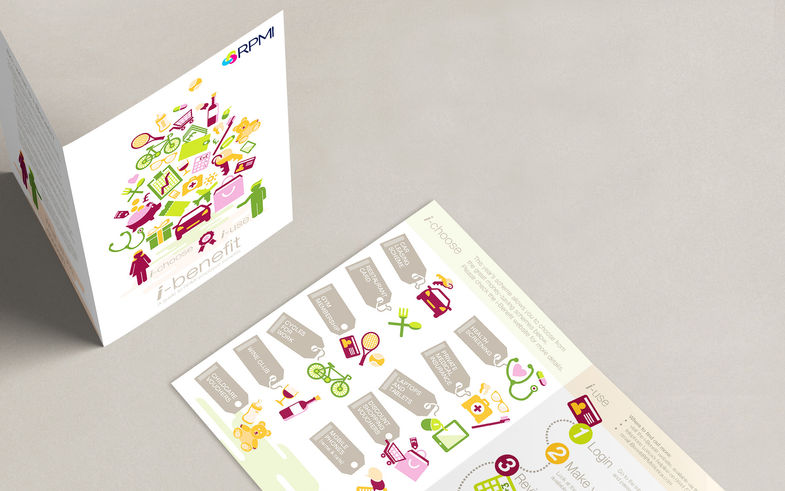 Leaflet outlining a new employee benefits package