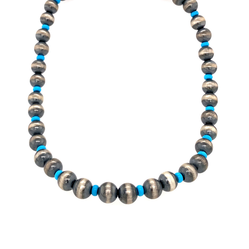 925 Sterling Silver Southwestern Turquoise Necklace