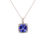 Thumbnail: 18K Gold Tanzanite and Diamond Necklace