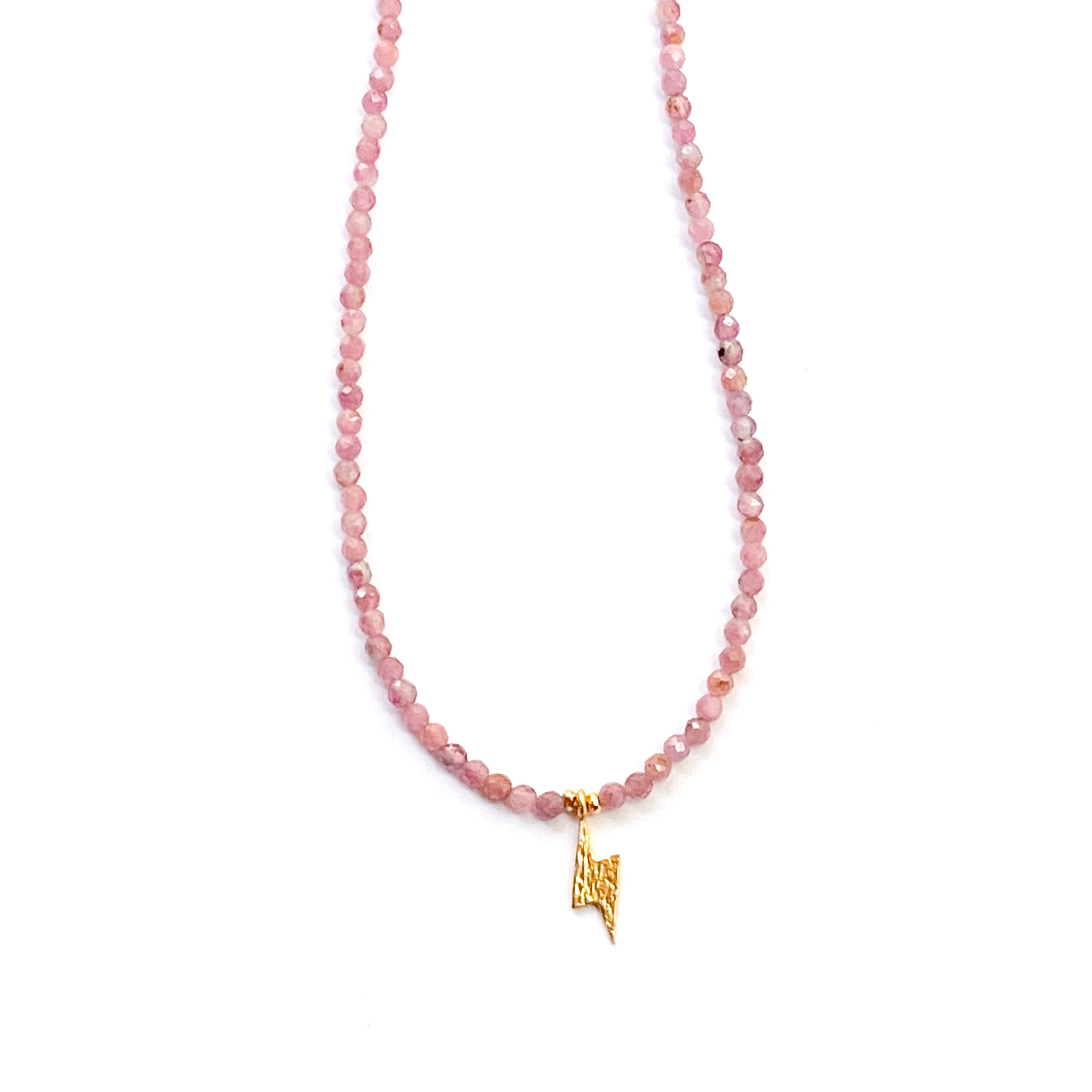 East Village Pink Tourmaline Bolt