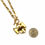 Thumbnail: Essie Gold Toggle Bow Necklace