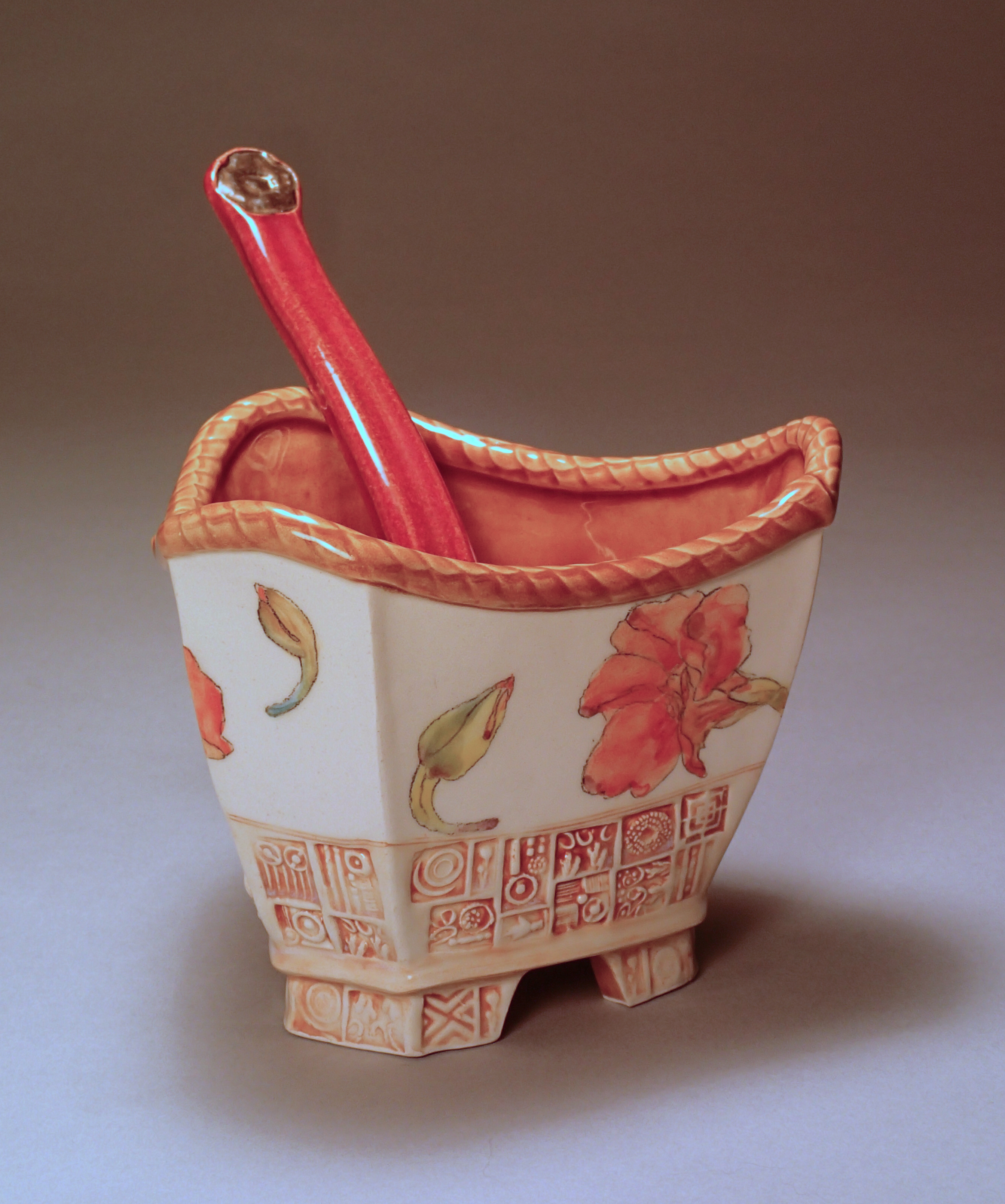 Triple Bowl with Spoon