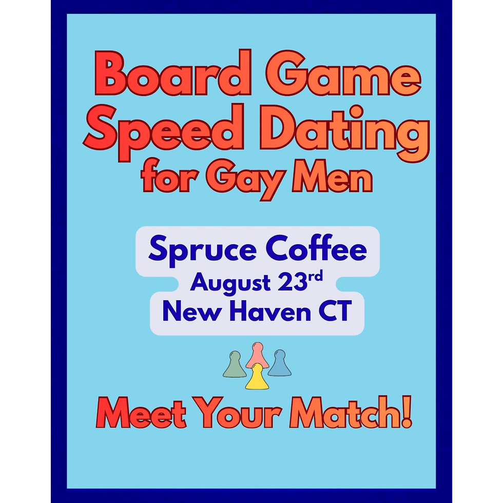 Board Game Speed Dating for Gay Men