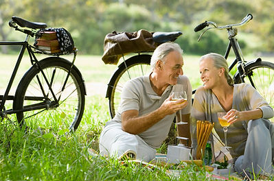 Piquenique romântico Casal