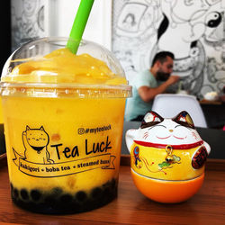 tea luck mango slushy