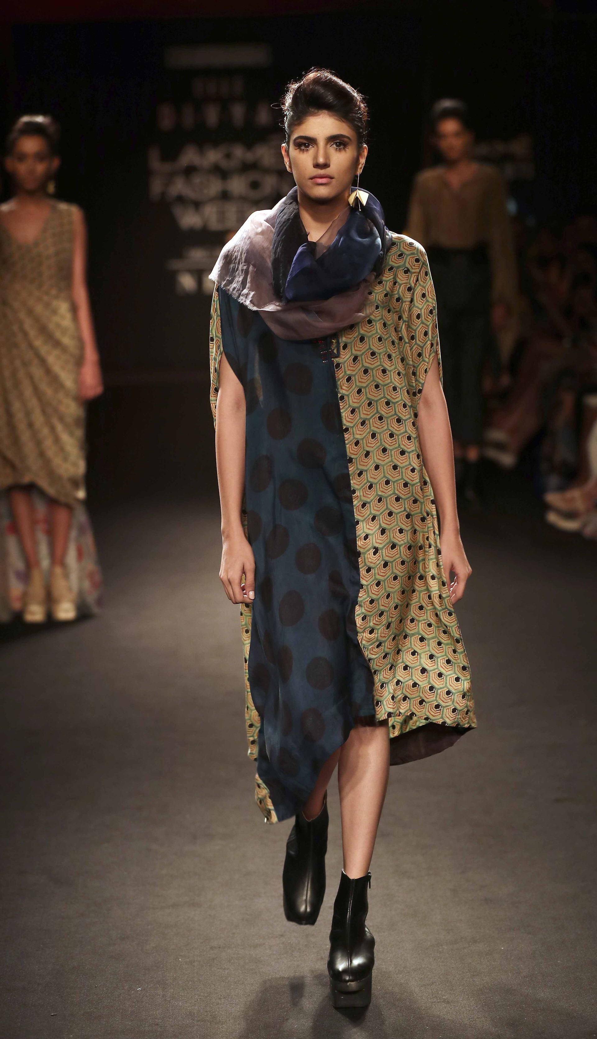 Model for Divya Sheth at LFW WF 2018
