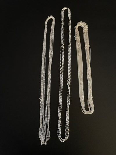 silver necklace