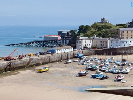 Tenby, Wales. Low tide I hope :-) FreeTravelQuote.com #ibookigo #traveldeals #travelgoals #tripideas #summervaycay #cruisedeals #BOGO #cruises #sahm