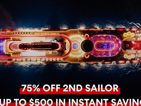 Virgin Voyages just dropped an epic deal, and now’s the best time to book! With 75% off a 2nd Sailor + up to $500 in instant savings, you can sail from Miami or San Juan on a 4 to 12-night Caribbea...