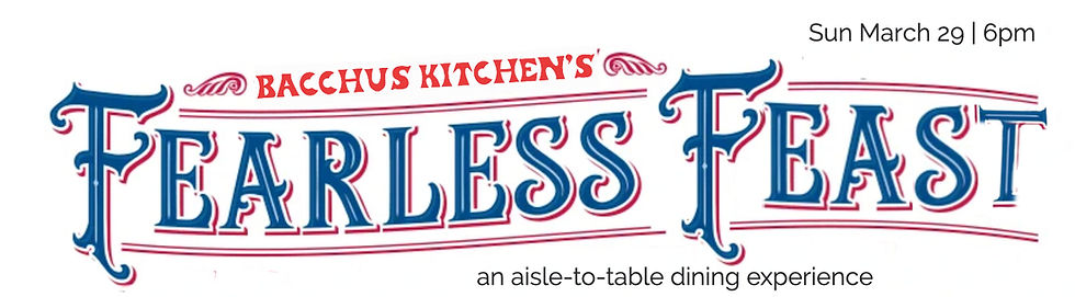 The Fearless Feast: an aisle-to-table dining experience