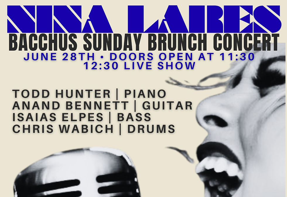 Sunday Jazz Brunch with Nina Lares