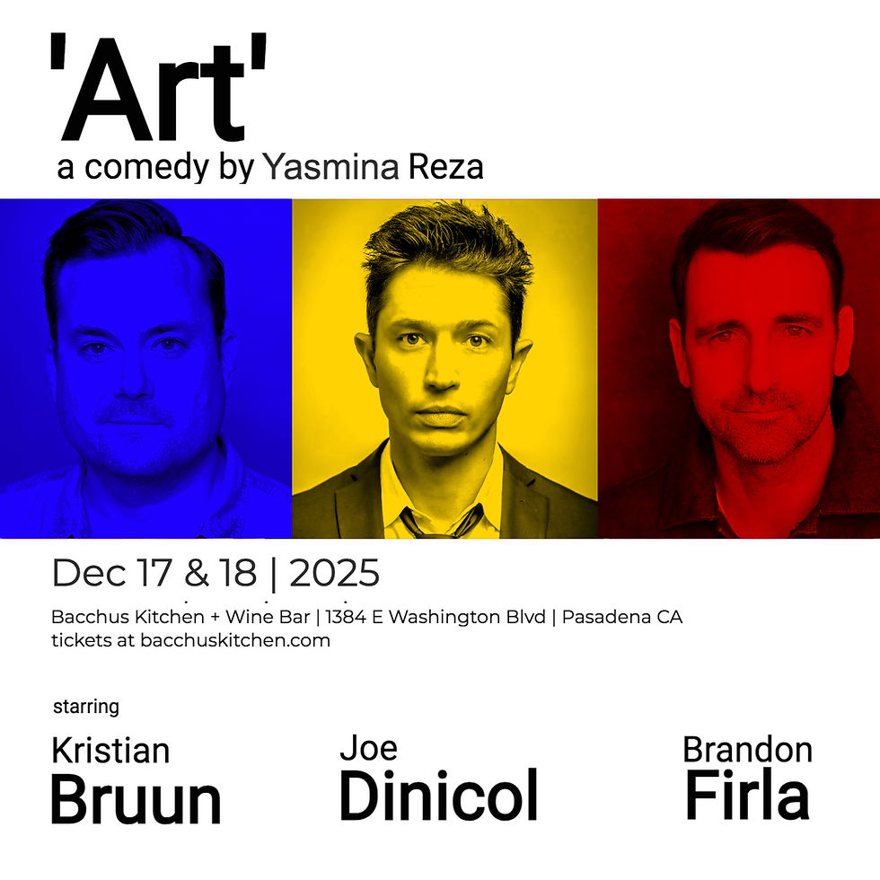 "ART" a comedy by Yasmina Reza - Dec 17
