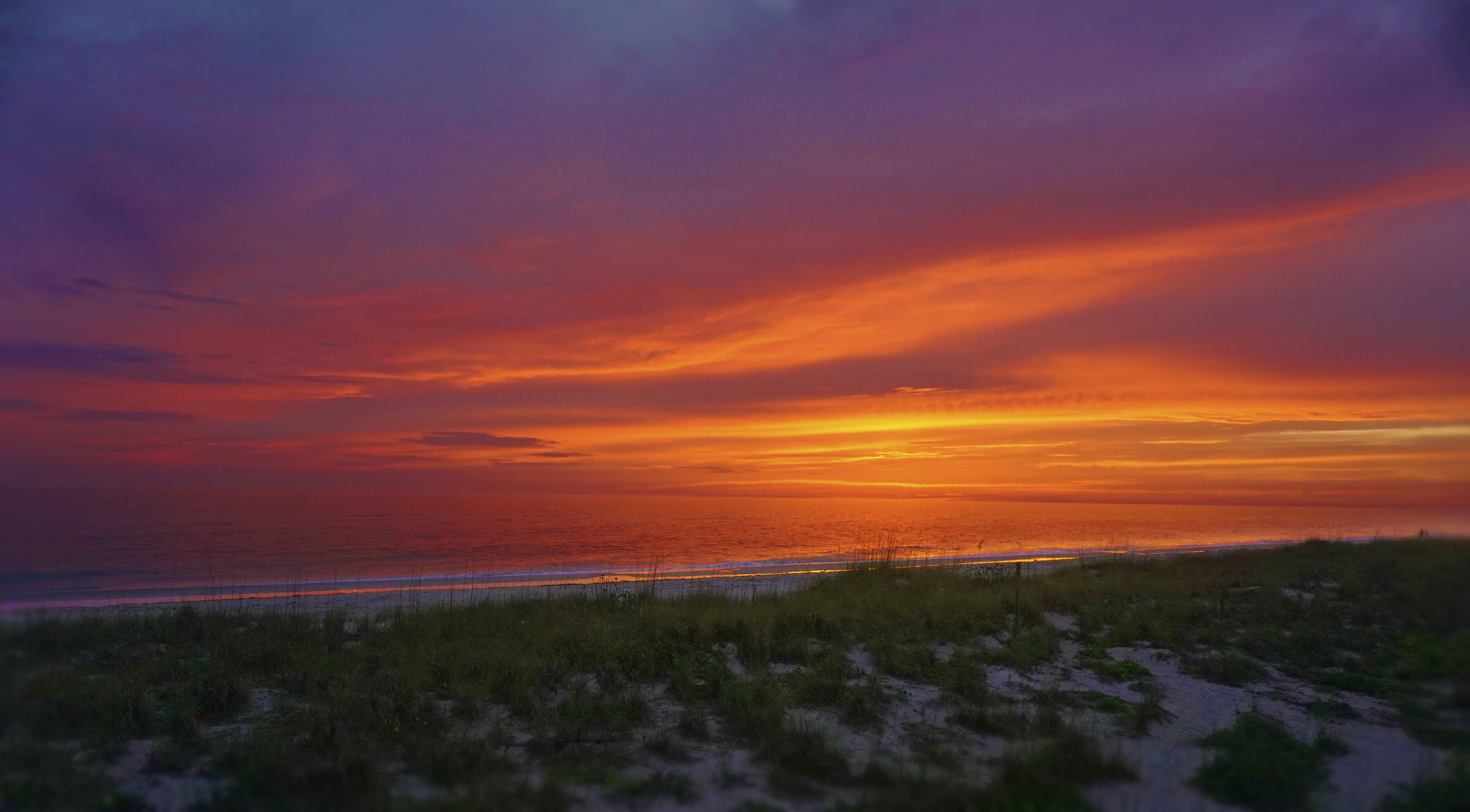 Another blazing sunset