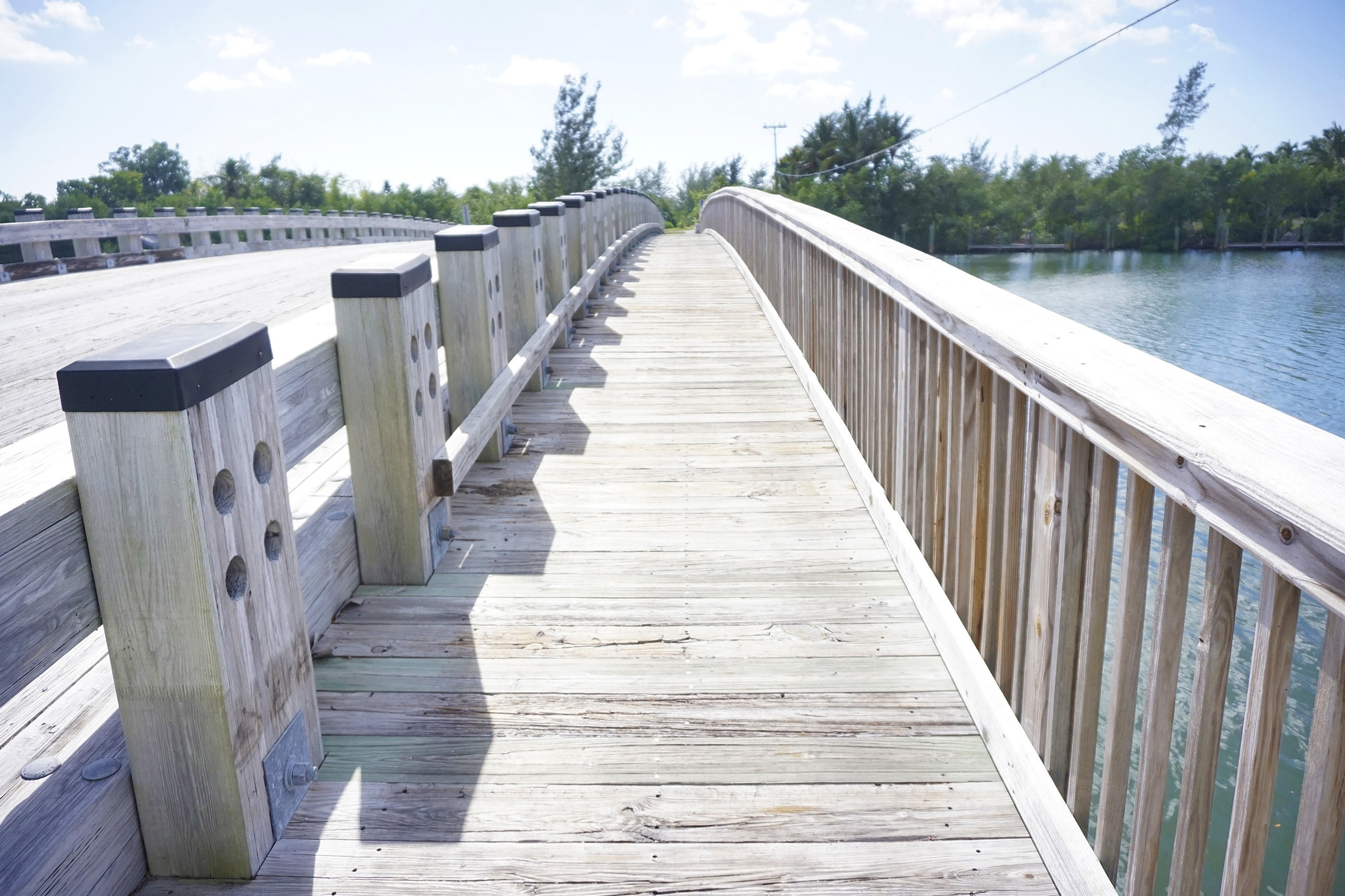 Wooden bridge