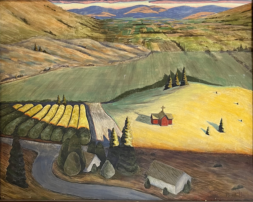 Last light, Coldstream Valley