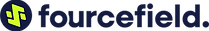 Fourcefield logo in blue and electric yellow