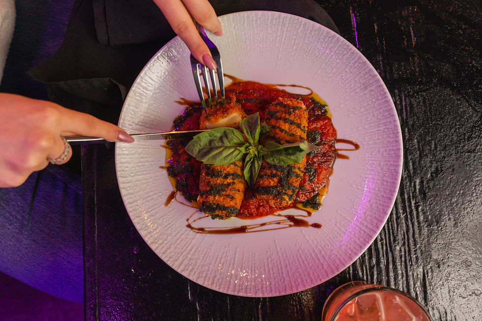 Arranged Food and Objects