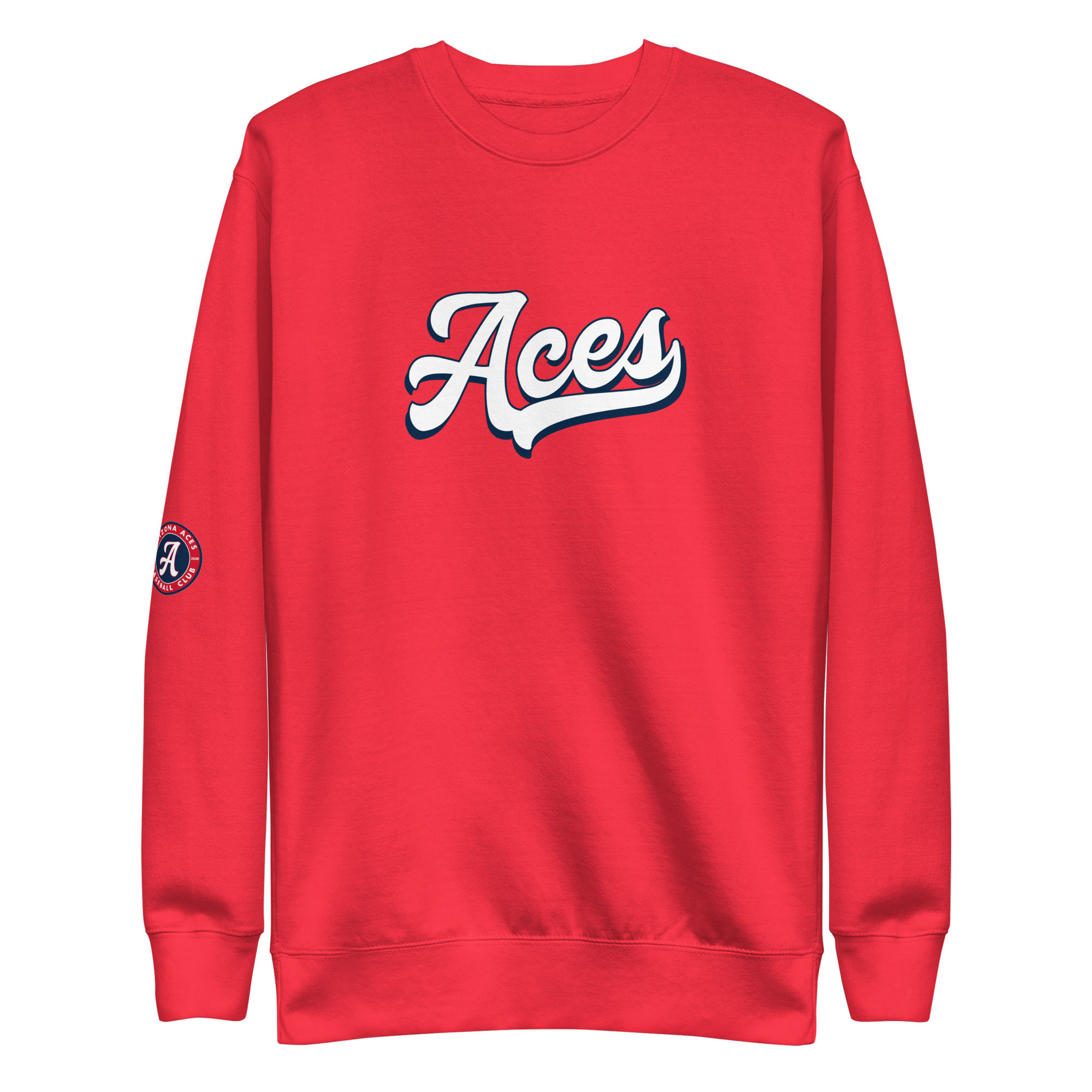 Aces Classic Crewneck Sweatshirt - Red